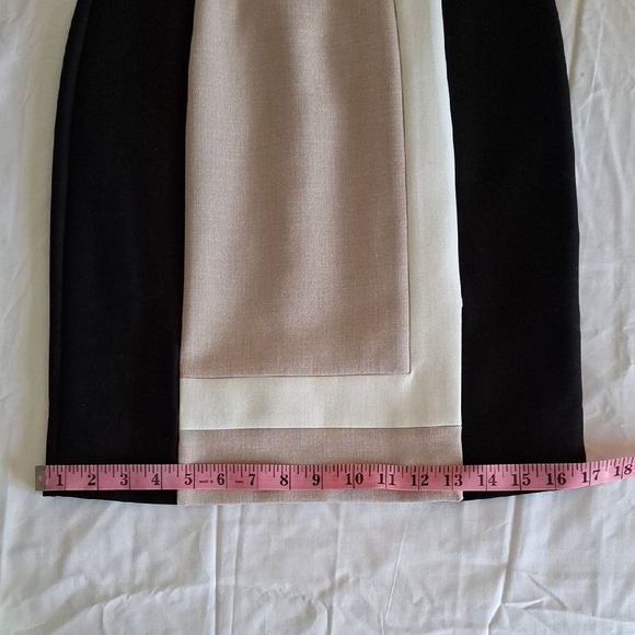 White House Black Market Colorblock Midi Dress - Picture 7 of 8